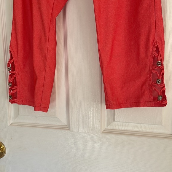 Brand New EURO Capri Stretch Pants - sz 6 - Picture 4 of 9